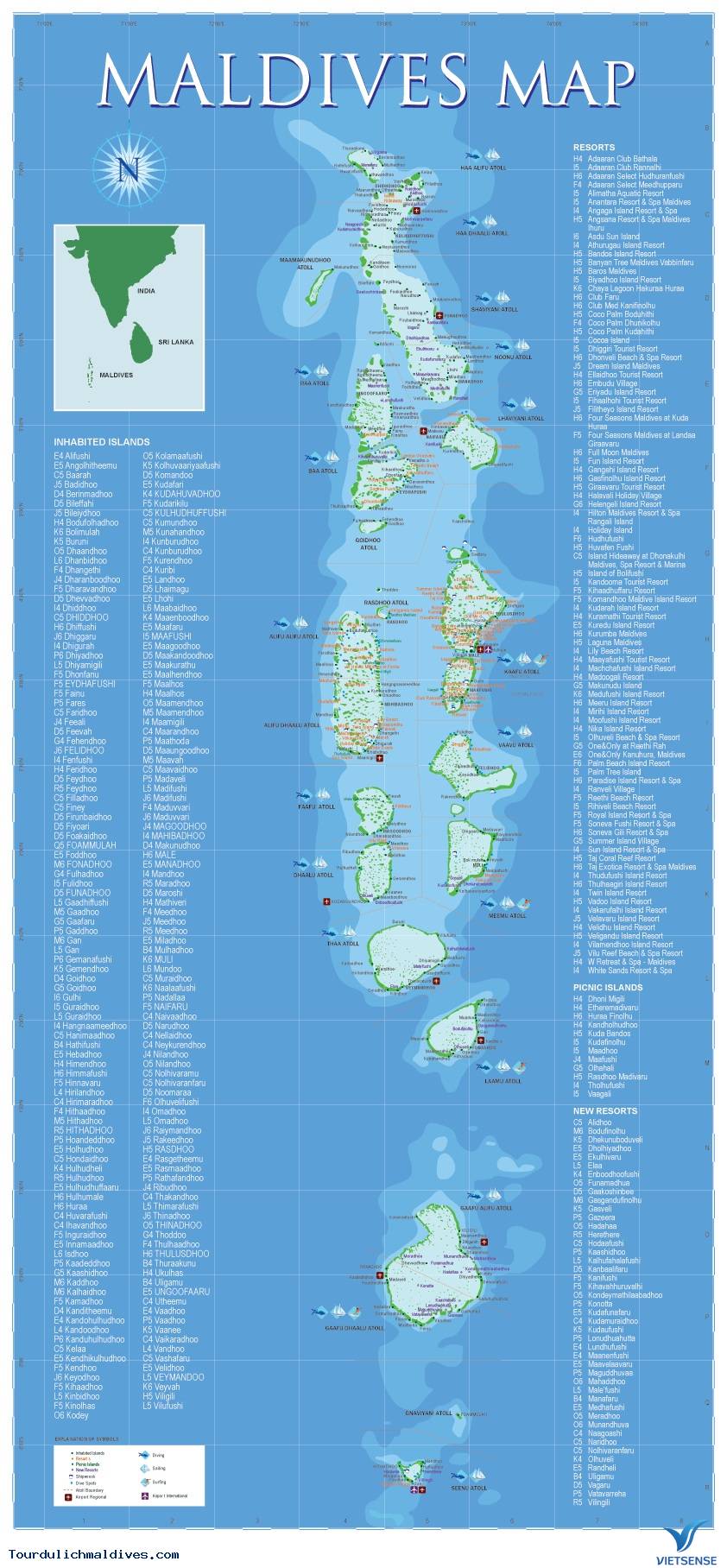 Bản đồ Maldives không thể thiếu khi đi du lịch - Ảnh 2